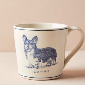 Molly Hatch Icon Corgi Mug for Anthropologie NWOT